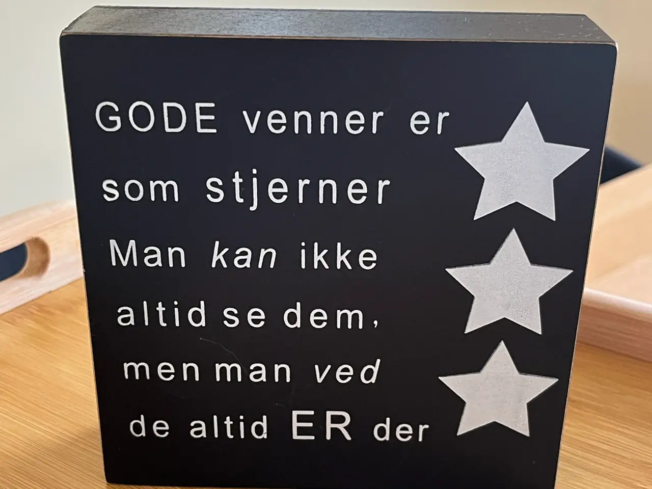 Billede 1 - Citat skilt
