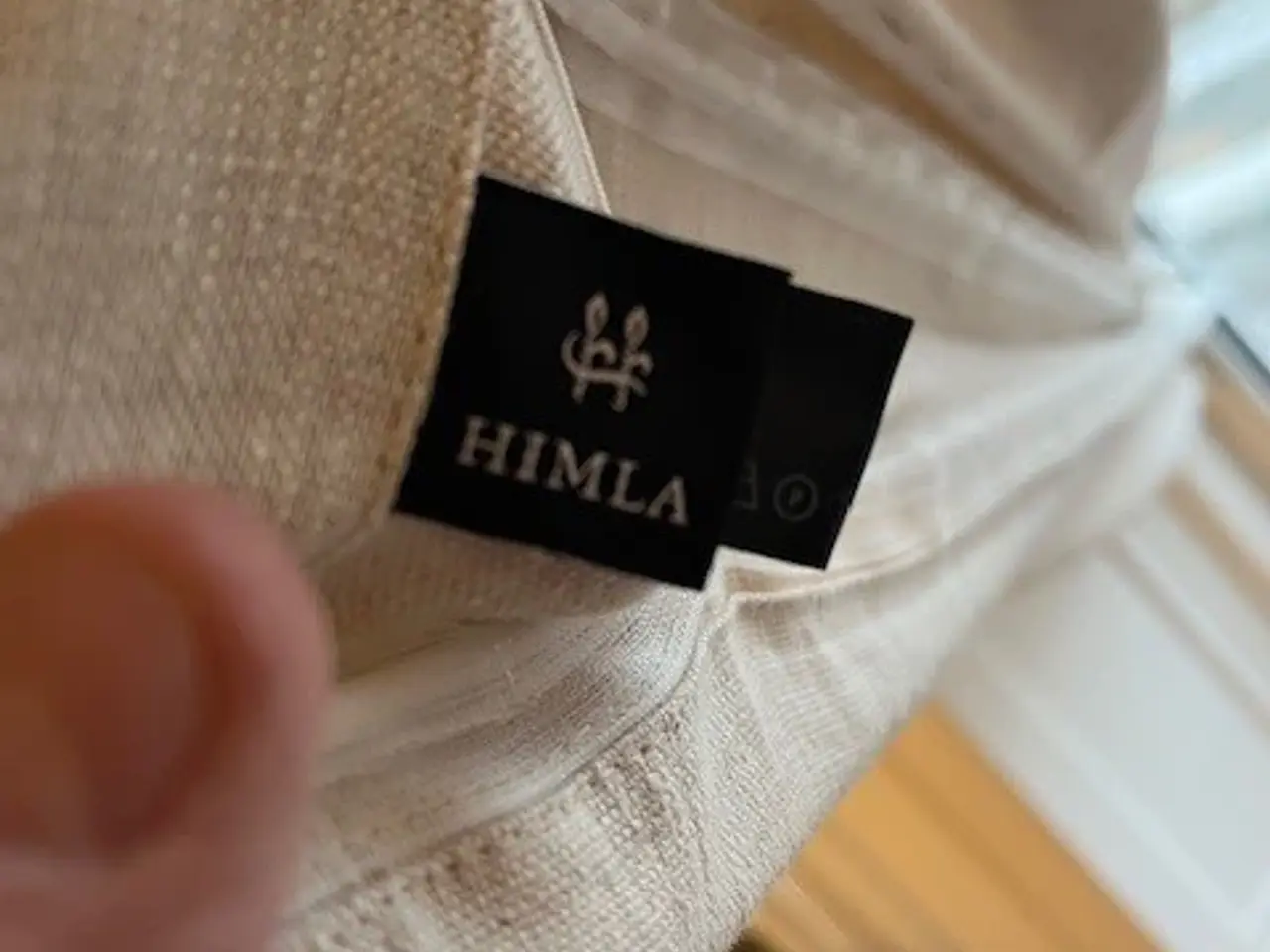 Billede 2 - Himla Foldegardin i hør – (160 x 180 cm)