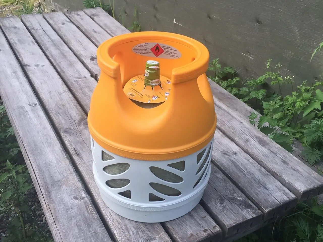 Billede 1 - 5 kg gasflaske ny/plomberet.