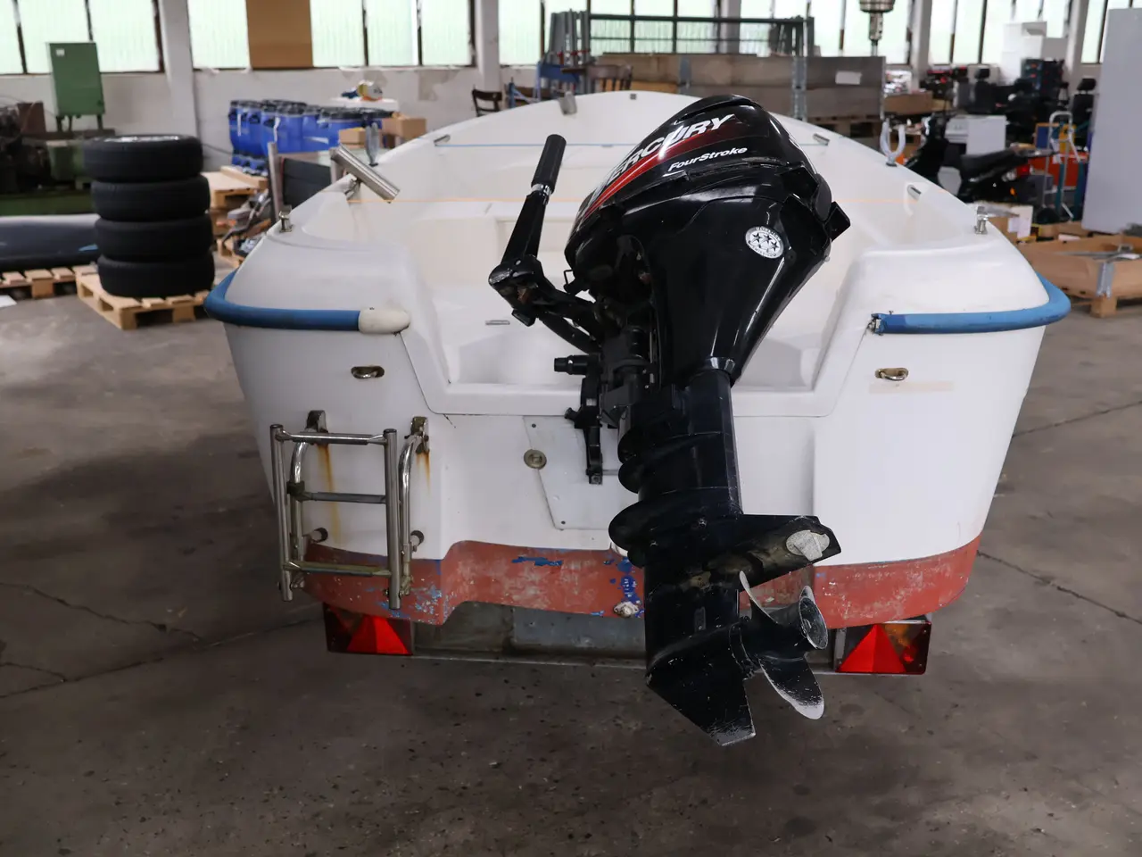 Billede 5 - Örnvik 410 jolle m/9,9hk Mercury og bådtrailer