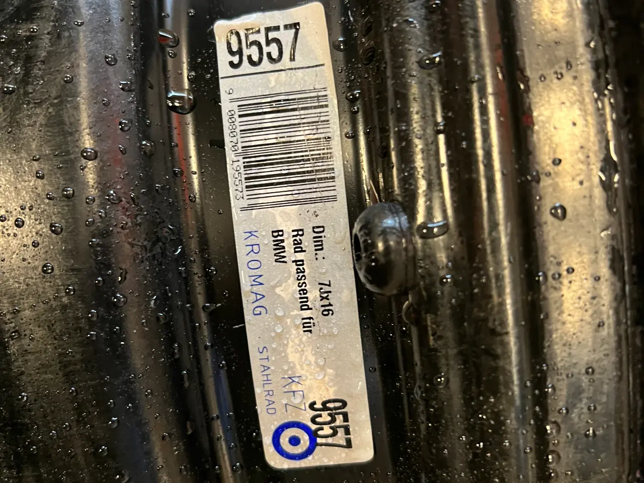 Billede 2 - Fælge 16”passer til BMW(bla. 3-serie)incl. kapsler