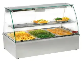 Stor Bain Marie Varmevitrine (3x GN 1/1)