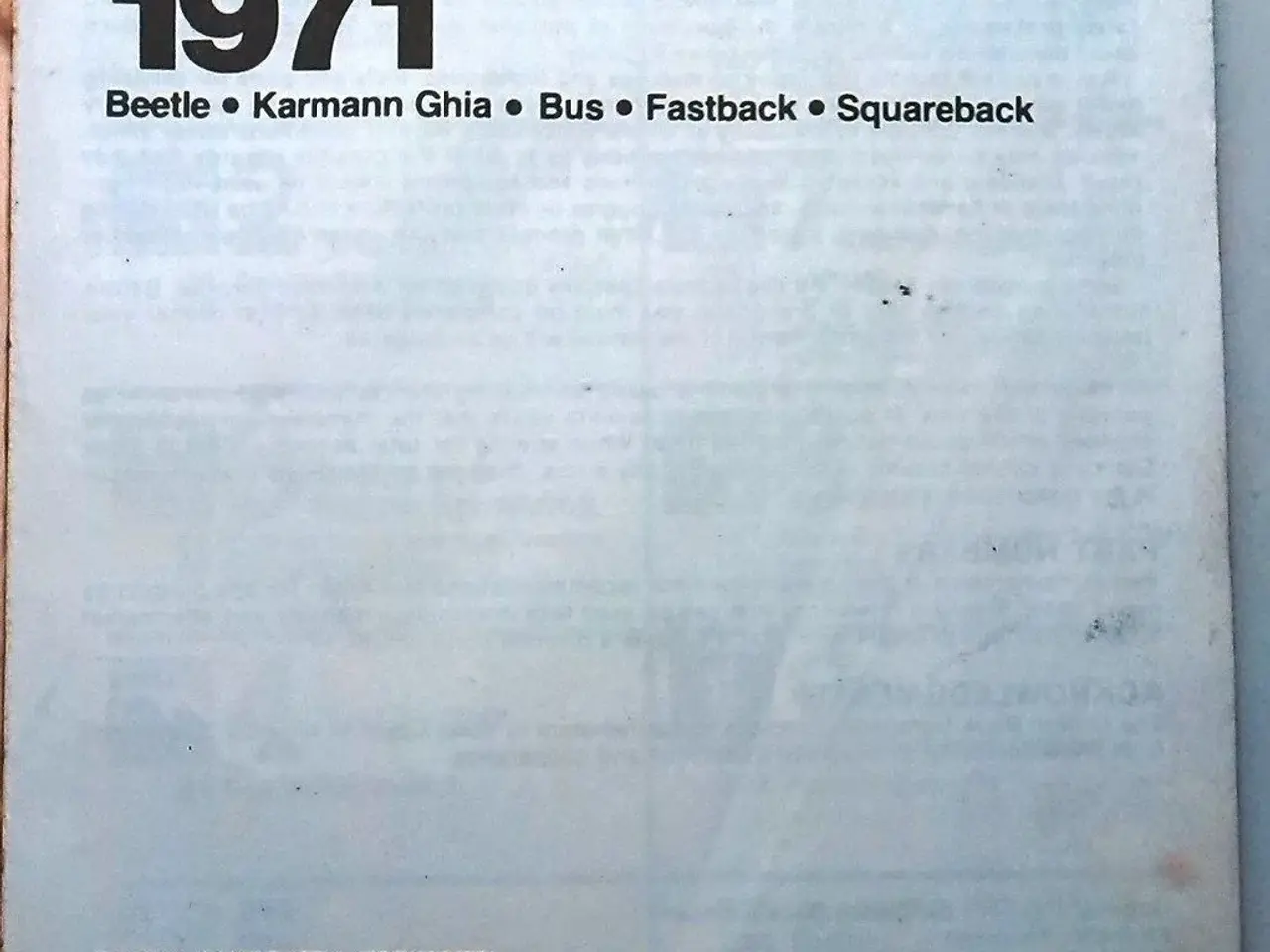 Billede 2 - Repair & Tune-Up Guide , VW 1949-1971.