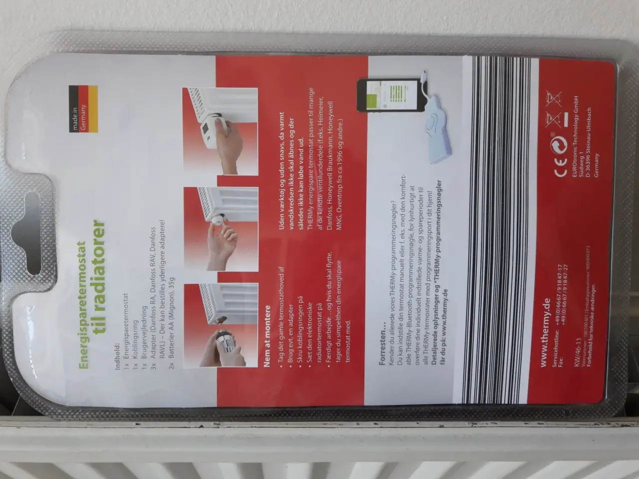 Billede 2 - Energisparetermostat til radiator/Termy
