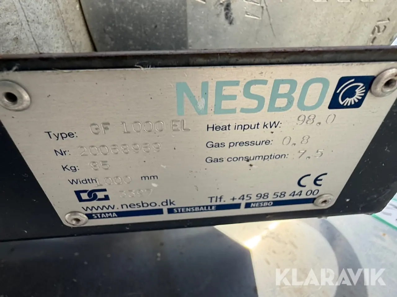 Billede 3 - Ukrudtsbrænder Nesbo GF 1000 EL