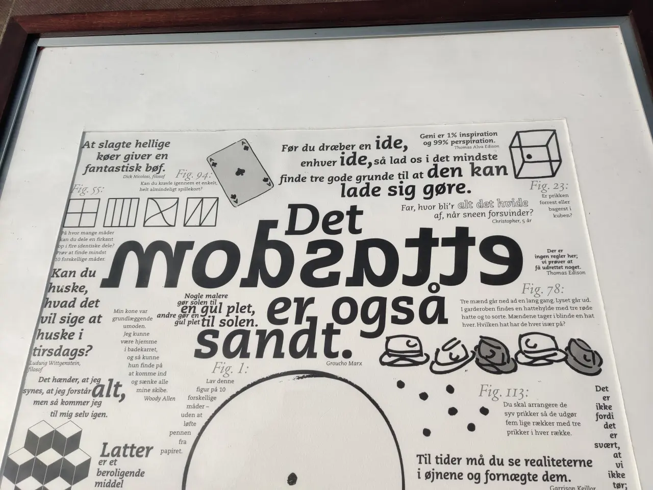 Billede 4 - Plakat:MENTAL JOGGING og INTELLEKTUELLE POPCORN