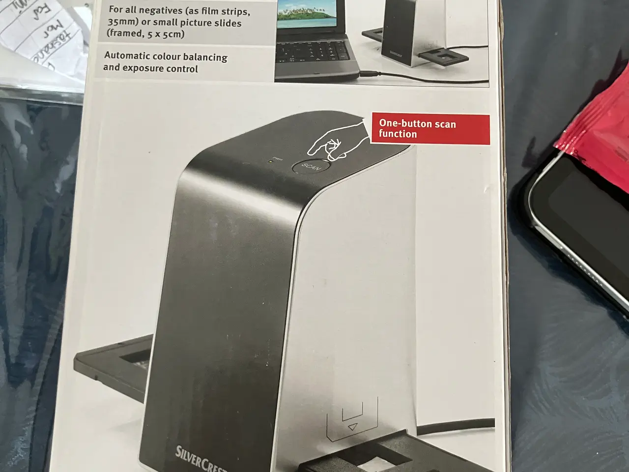 Billede 1 - Silvercrest dias- og negativescanner - ny
