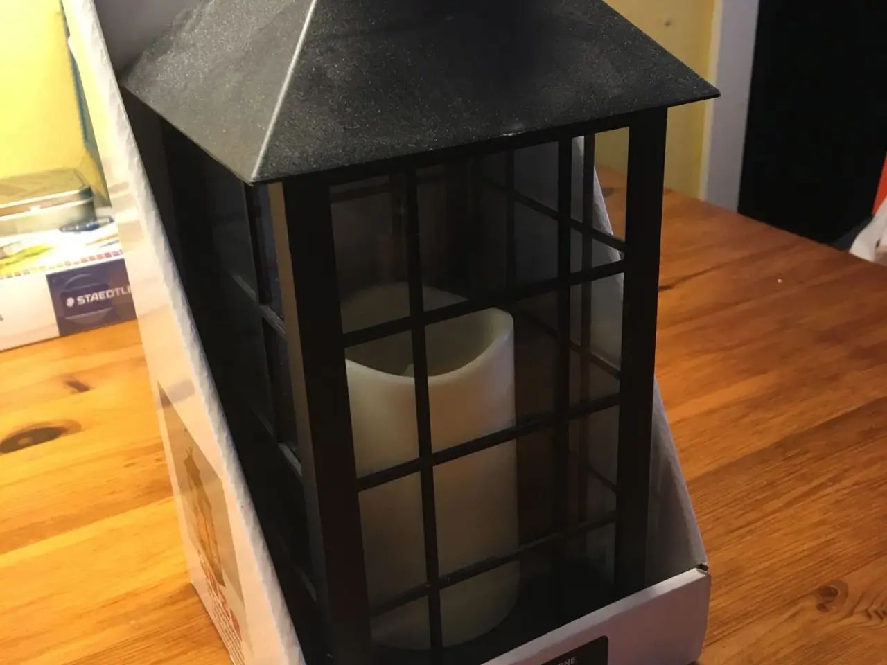 Billede 1 - LED Lanterne med timer, ny