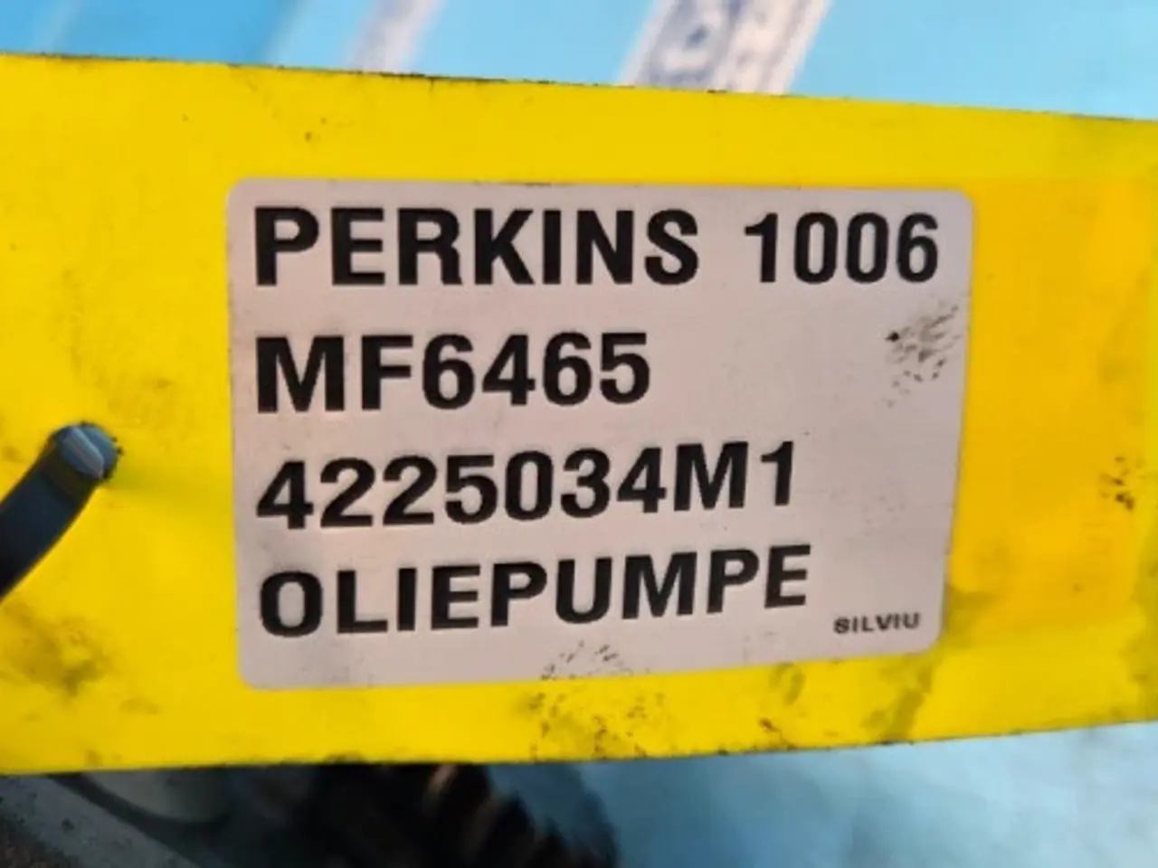 Billede 12 - Perkins 1006 Oliepumpe 4225034M1