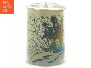 Dekorativt LED lys med halloween-motiv (str. 11 x ø 8 cm)