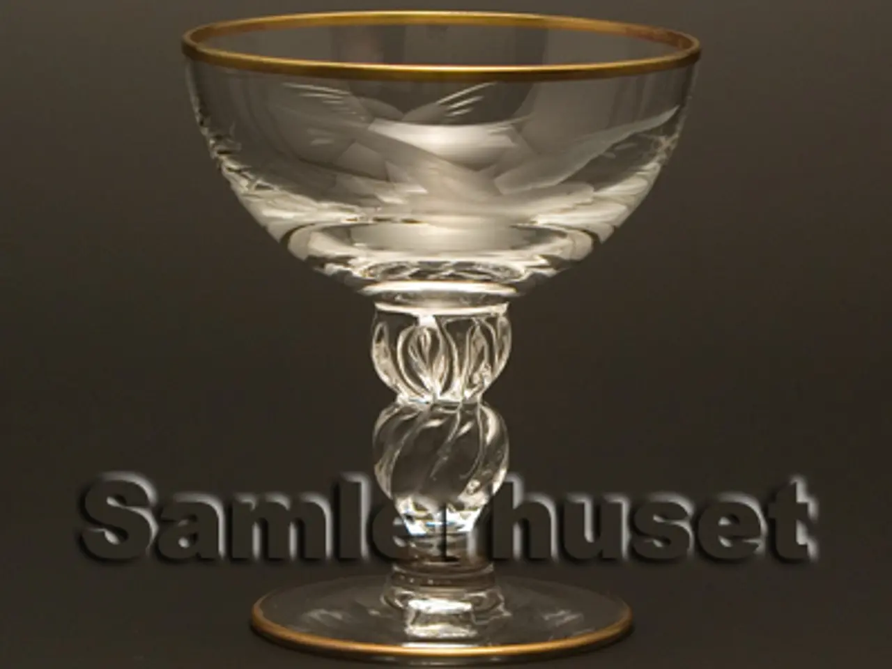 Billede 1 - Lyngby Måge Likørglas. H:79 mm. Nye glas.