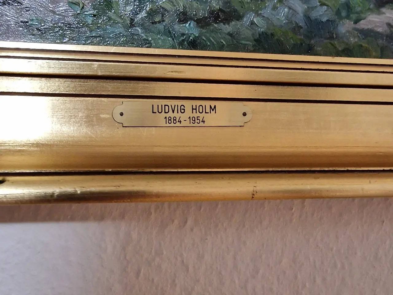 Billede 6 - Oliemaleri af Ludvig Holm fra 1923.