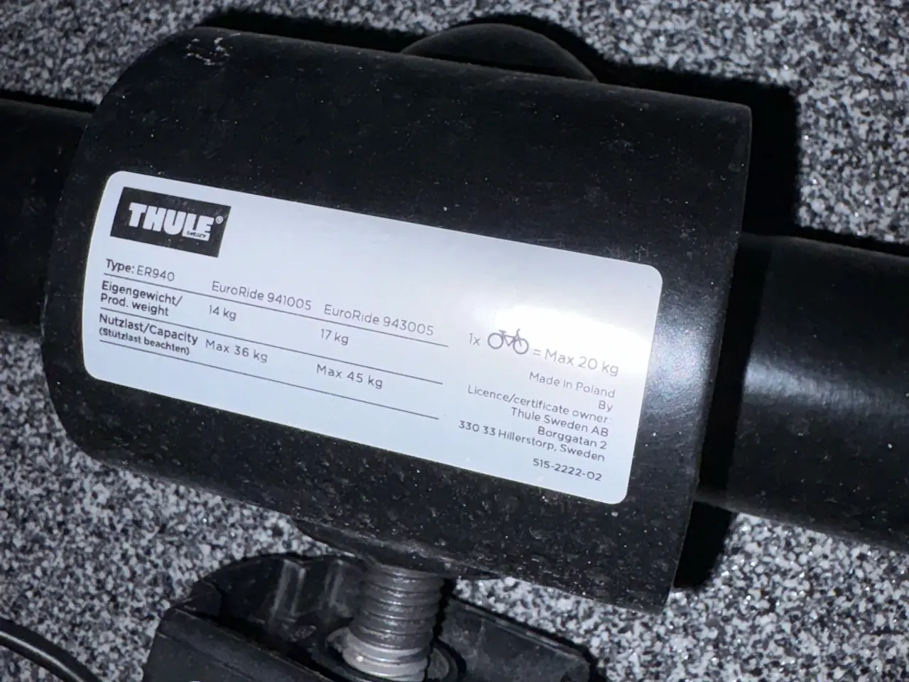 Billede 2 - Thule cykel holder til anhængertræk