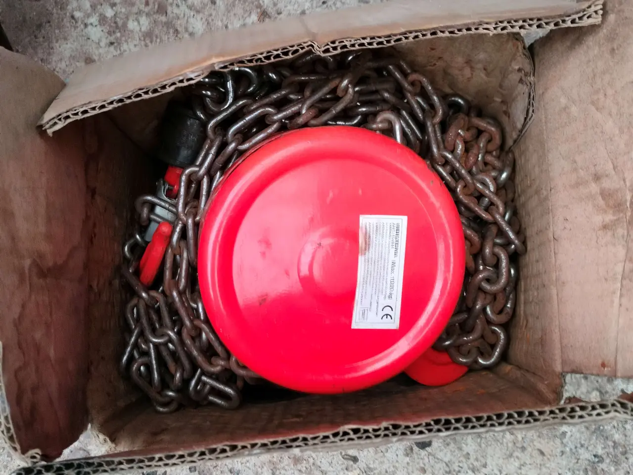Billede 1 - Kædetalje fra Biltema 1000KG