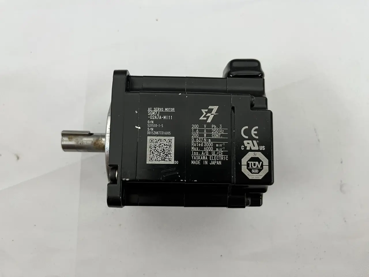Billede 3 - Yaskawa SGM7J-02A7A-M111 AC servomotor 200V 0.2kW