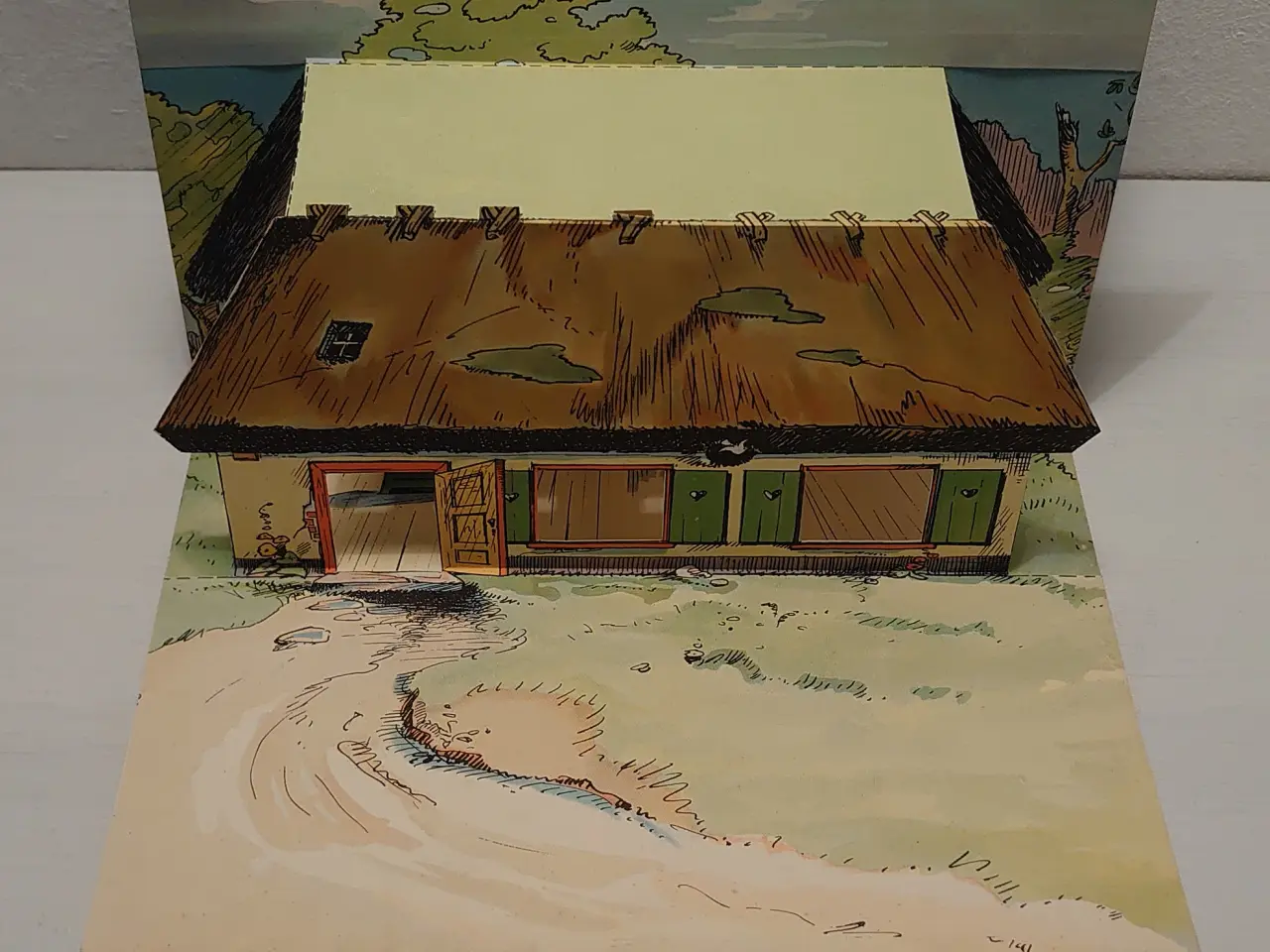 Billede 5 - Den grimme Ælling.Sjælden pop-up bog. Før 1948.