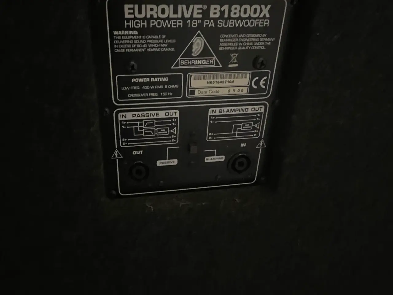 Billede 7 - 🟠 Pa system Højttaler (Dynacord) (Behringer)