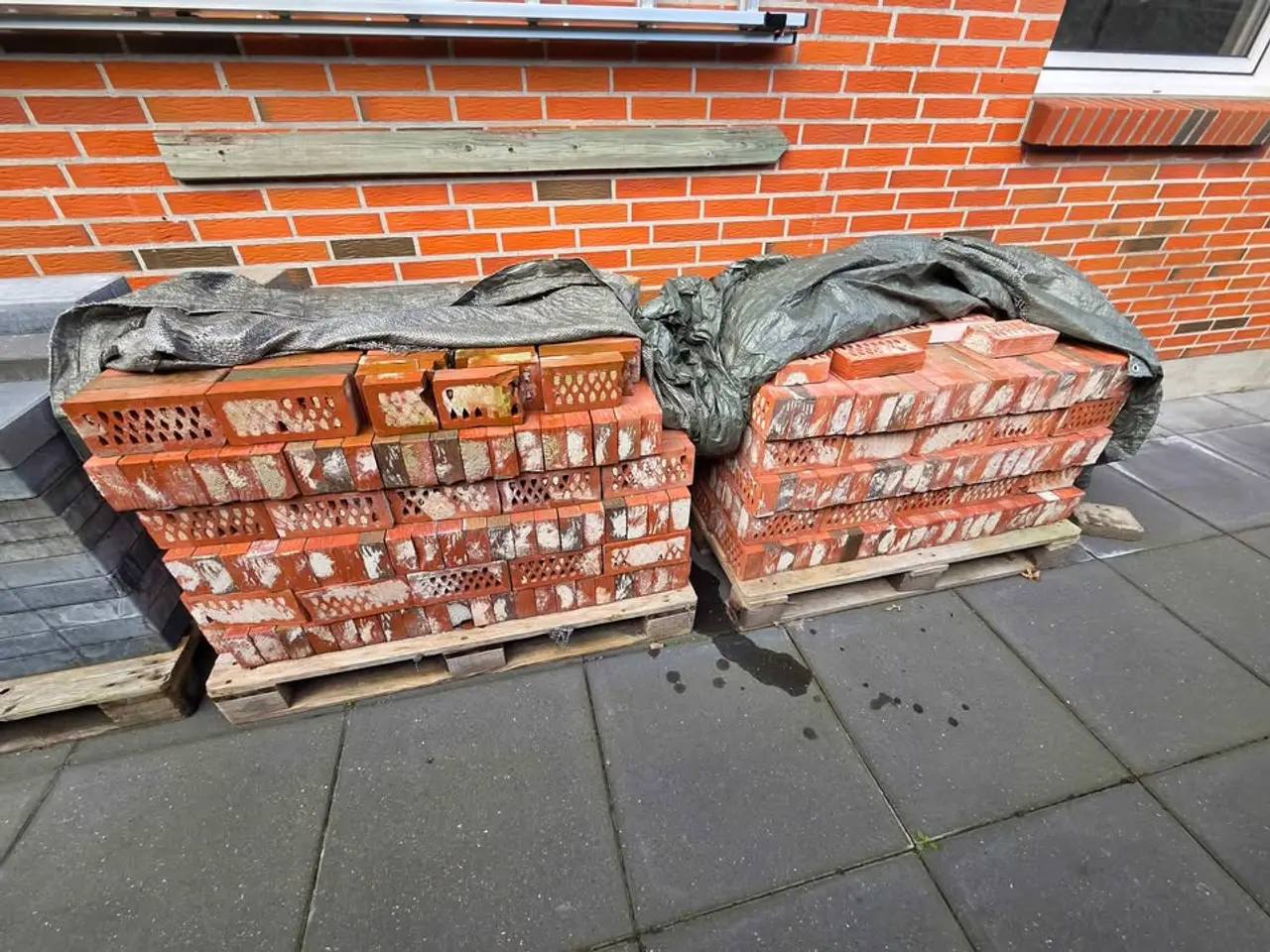 Billede 2 - Røde afrensede mursten