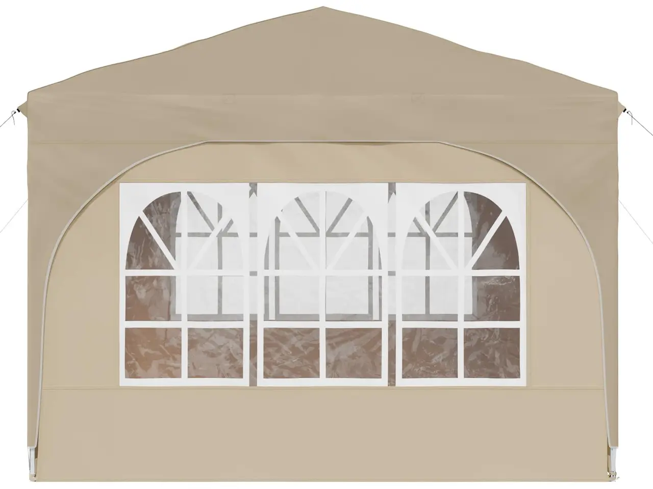 Billede 8 - Pop-up Festtelt 290 x 290 x 245 cm Cremefarvet