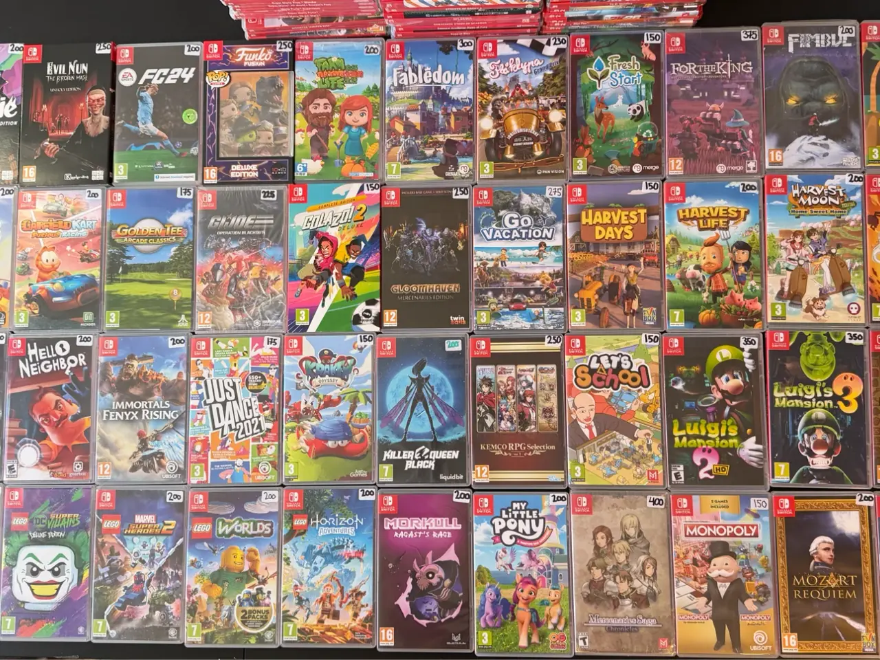 Billede 3 - Over 200 Stk Nintendo Switch Spil Separate Priser