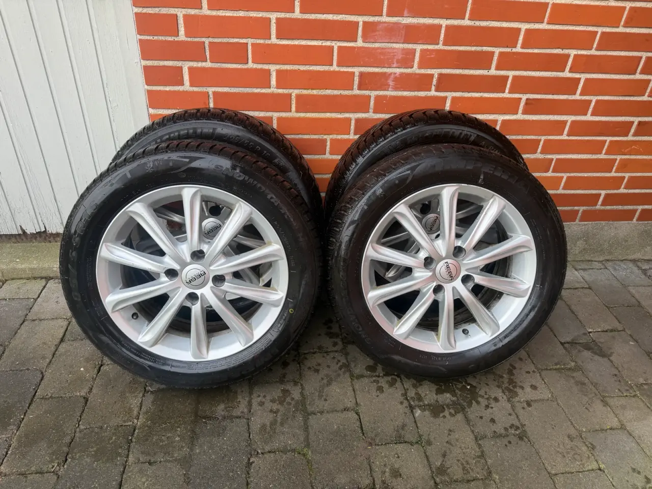 Billede 1 - 16 aluhjul til Peugeot,Citroën med gode vinterdæk