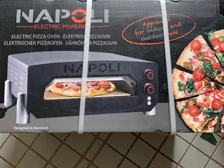 Helt ny pizza-ovn i uåbnet emballage