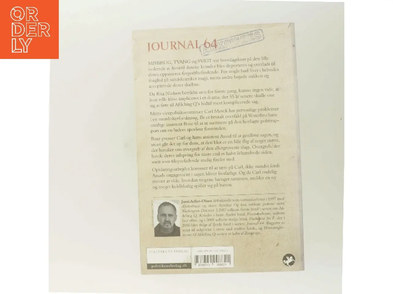 Billede 3 - Journal 64 : krimithriller af Jussi Adler-Olsen (Bog)