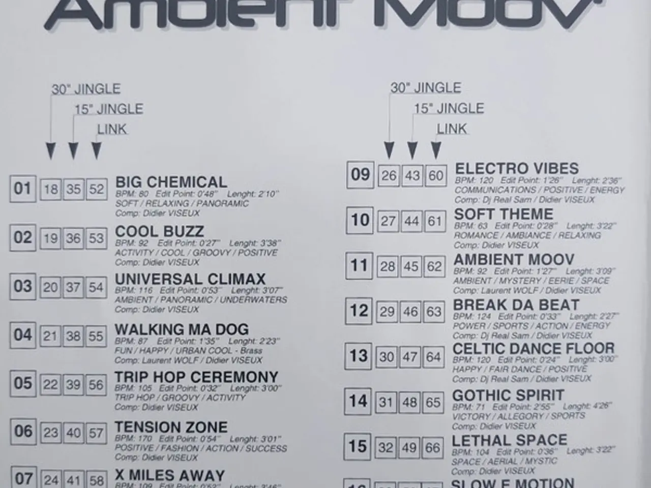 Billede 5 - Didier Viseux – Ambient Moov' – CD