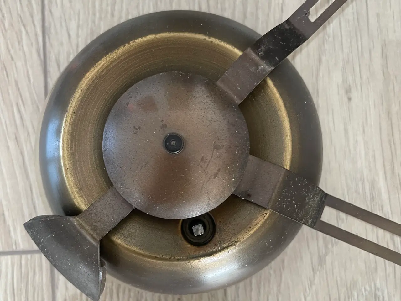 Billede 4 - vintage Kienzle vægur i messing og glas - 10