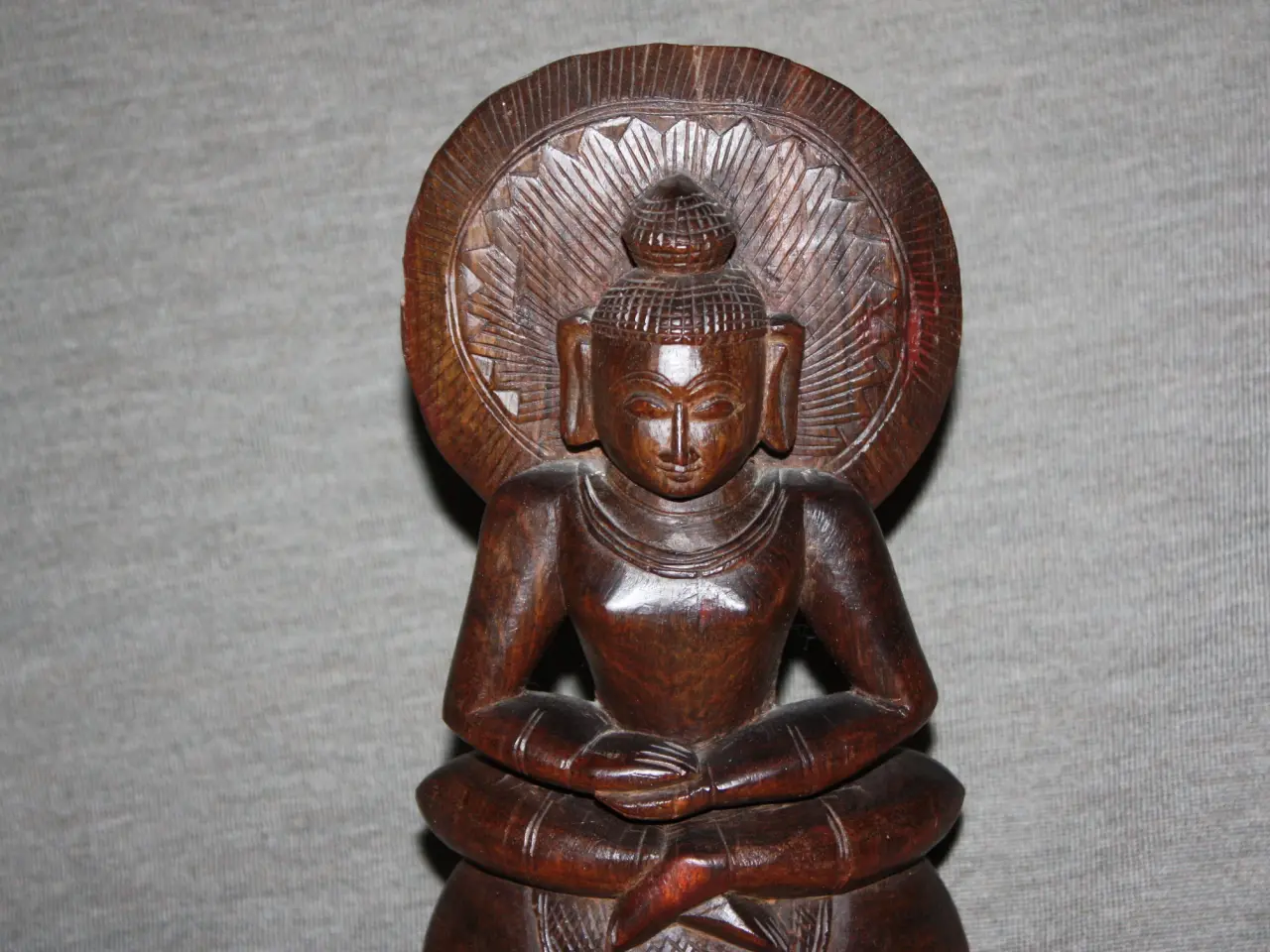 Billede 2 - Buddha figur i træ