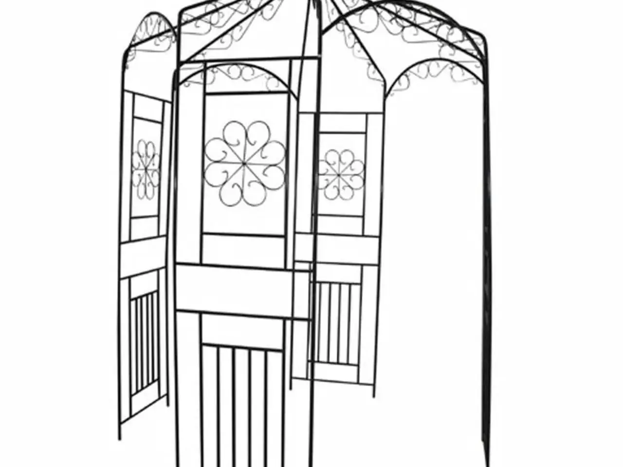 Billede 1 - Rosenbue 250 cm mørkegrøn