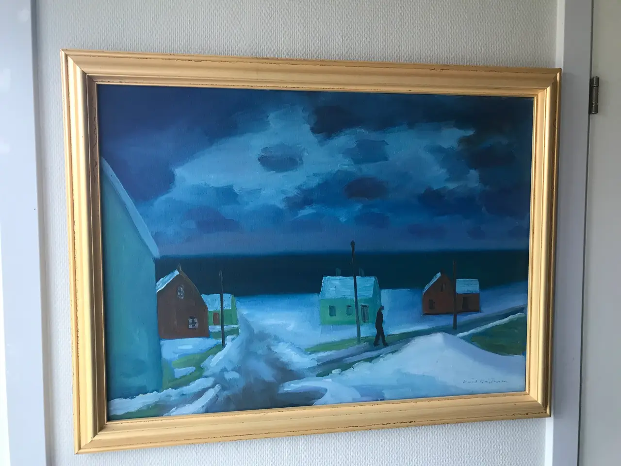 Billede 2 - "Vintereftermiddag ved Havet, 1965 K.Kristensen