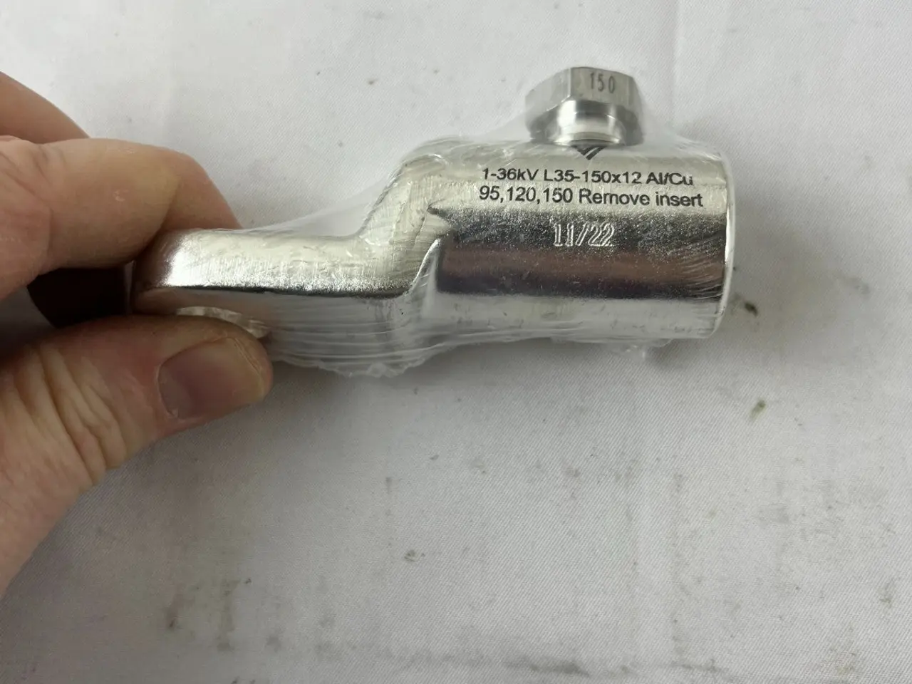 Billede 3 - V7 1–36kV Al/Cu kabel Lug L35 150x12 for 95–150mm²