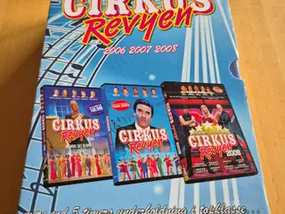 Cirkus Revyen dvd boks 2006-2007-2008.