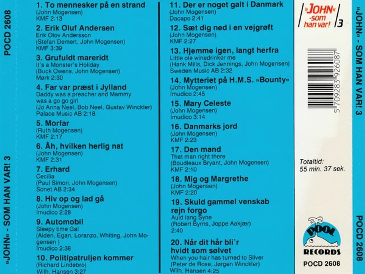 Billede 2 - John Mogensen – "John" - Som Han Var! 3 – CD