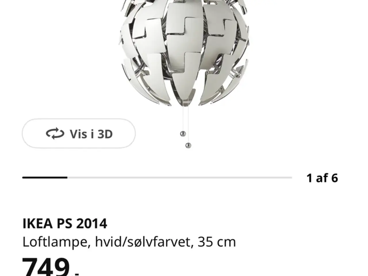 Billede 4 - Ikea loftslampe 2 stk !
