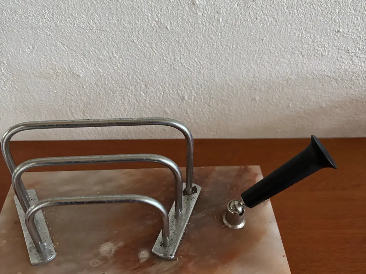 Billede 3 - Flot vintage brevholder i marmor 