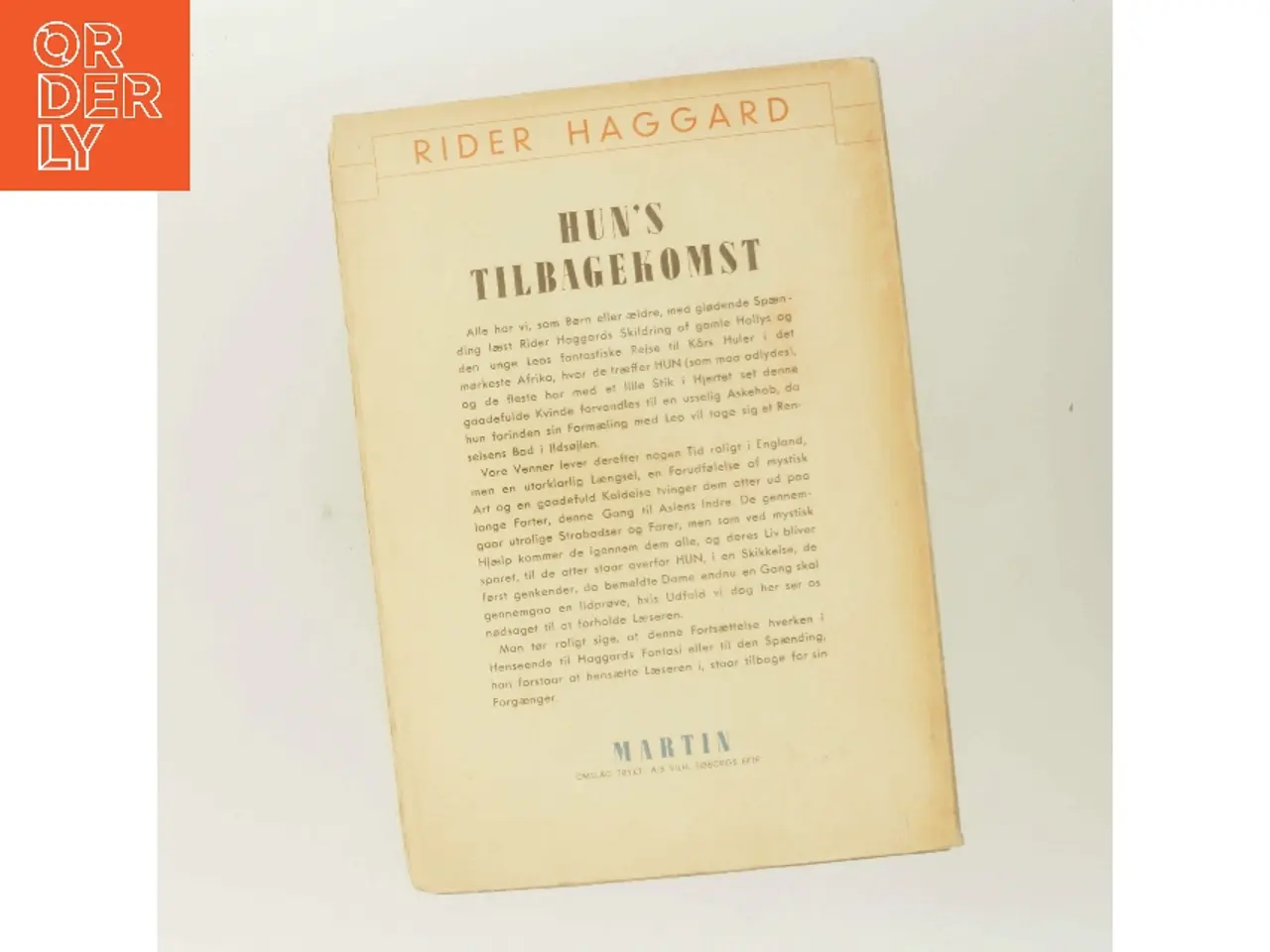 Billede 3 - Hun's tilbagekomst af Rider Haggard (Bog)