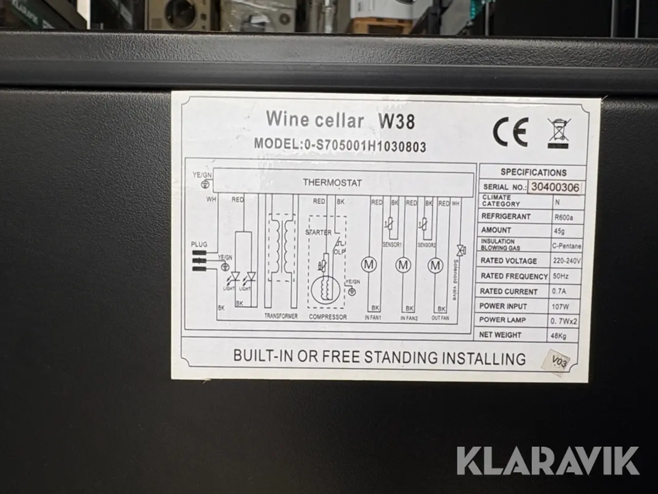 Billede 12 - Vinkøleskab Wine Cellar W38