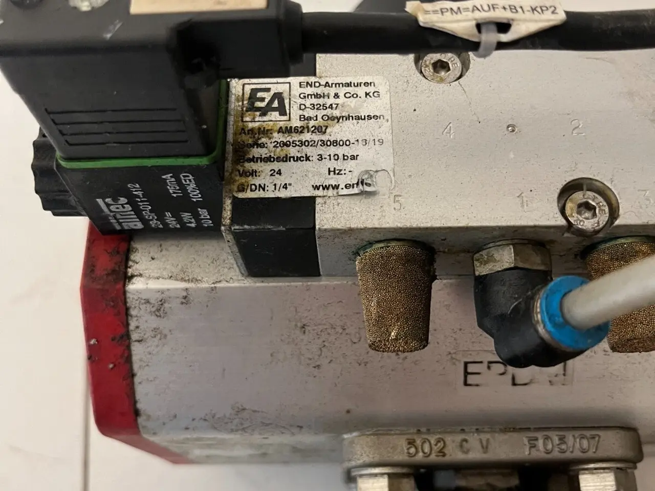 Billede 12 - END-Armaturen DN50 Pneumatic Ball ventil Stainless