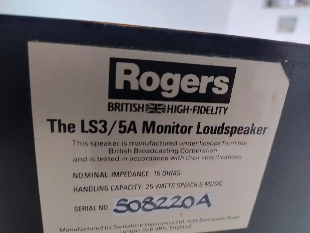 Billede 4 - ROGERS LS3/5a