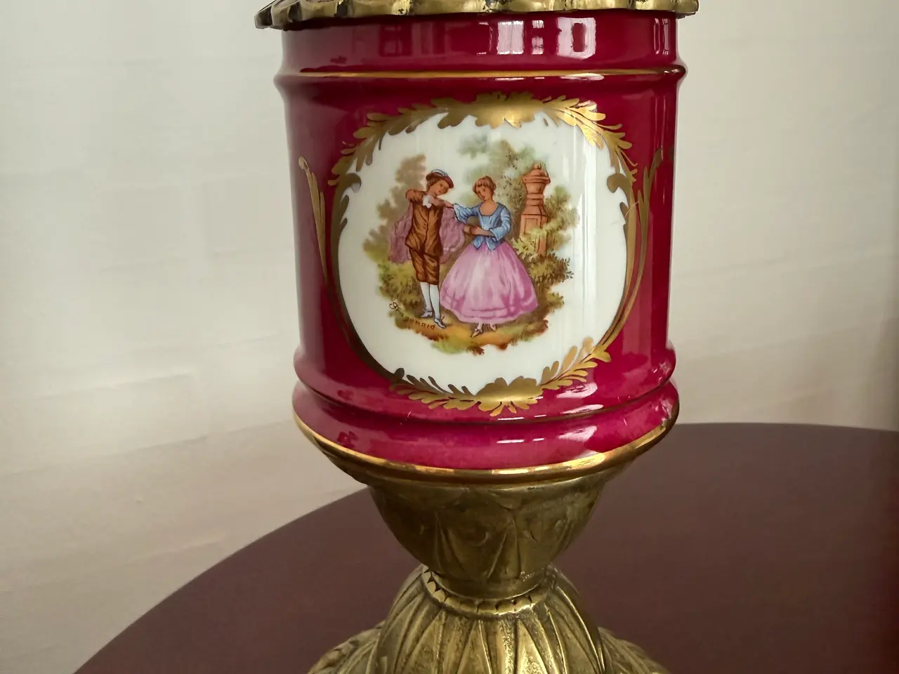 Billede 5 - Antik bordlampe
