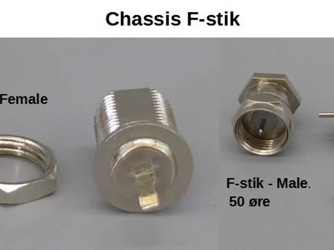 Billede 6 - ELEKTRONIK METAL ÆSKER & F-STIK.