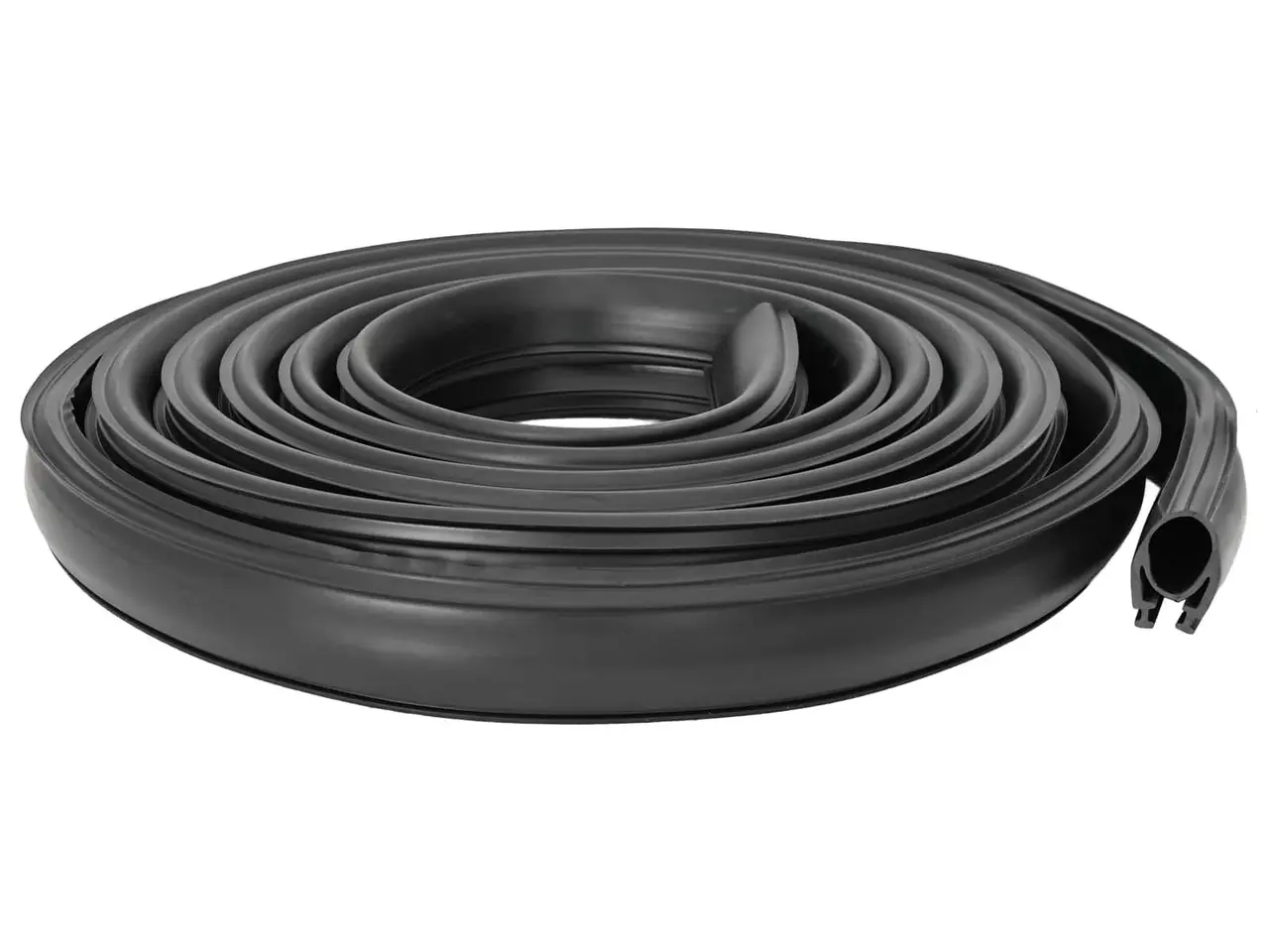Billede 2 - Garageportstætning sort 4 m 33 x 41 mm PVC