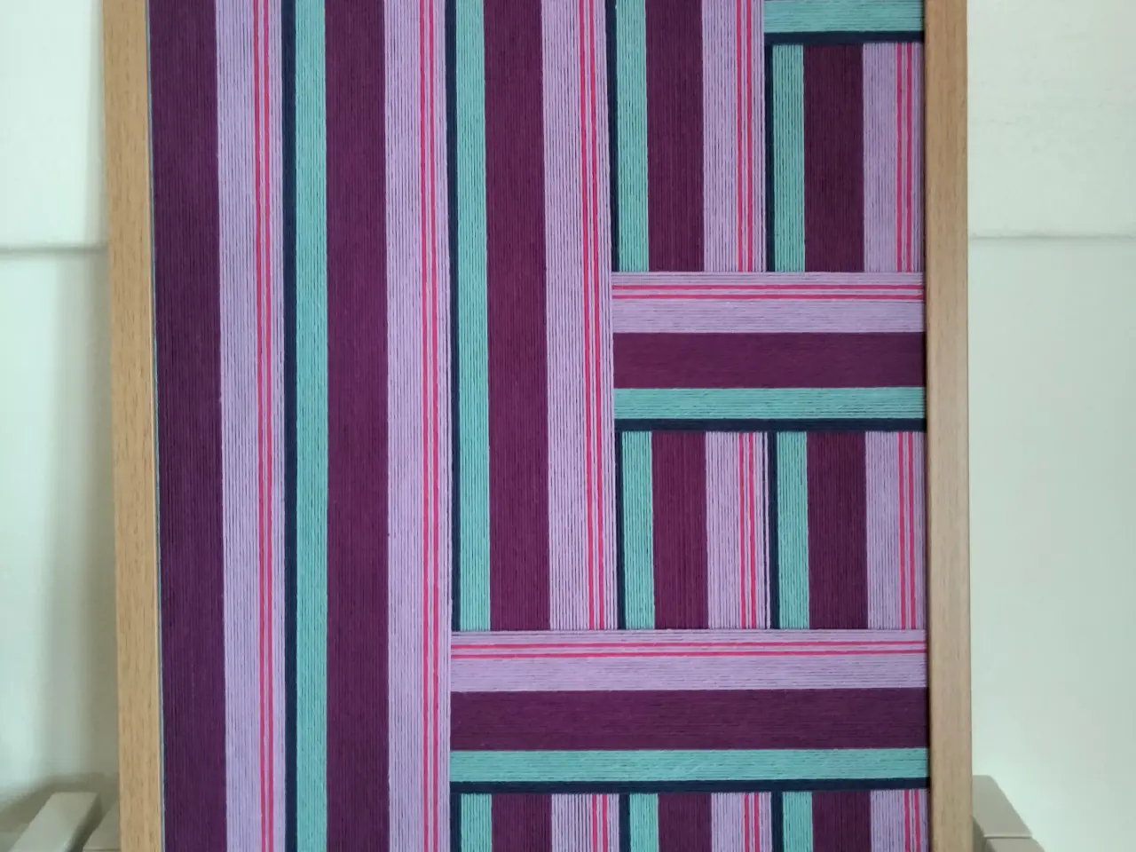 Billede 4 - Garnbilleder 30x40 cm håndlavet 
