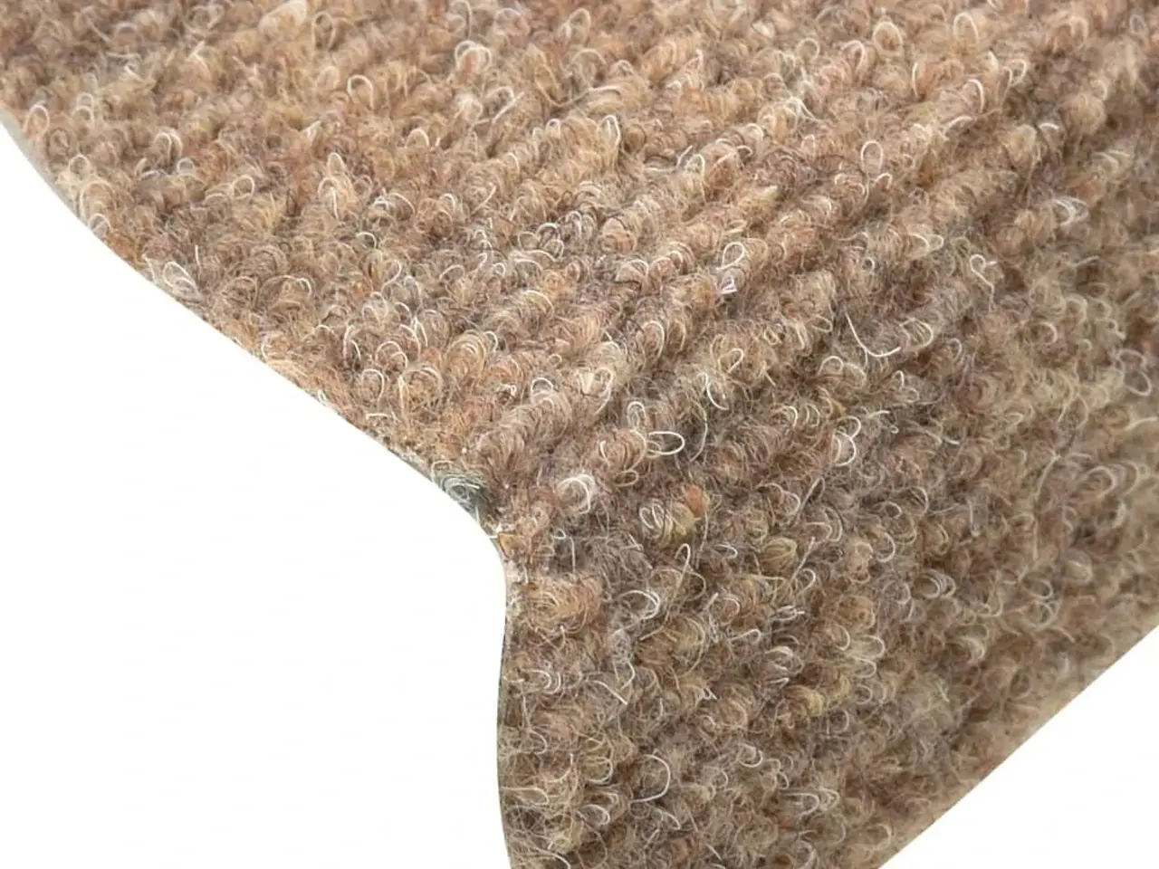 Billede 7 - Selvklæbende trappemåtter - 15 stk. halvrunde 56×17×3 cm, beige