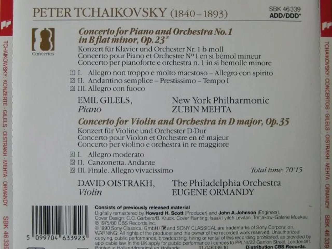 Billede 3 - Tchaikovsky* : Emil… – Piano Concerto =… – CD