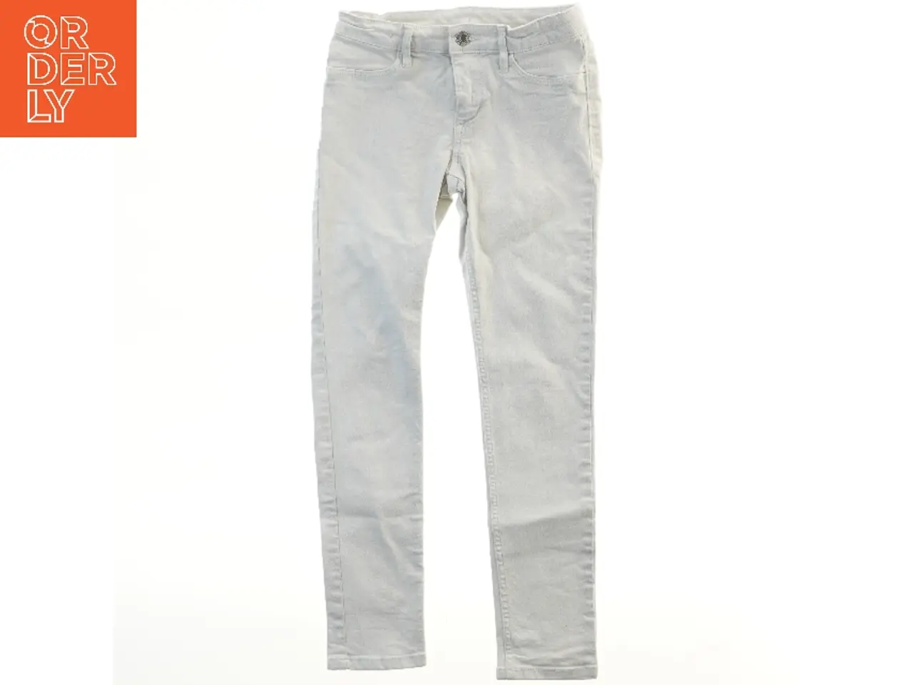 Billede 1 - Lysegrå jeans fra Denim (str. 128)