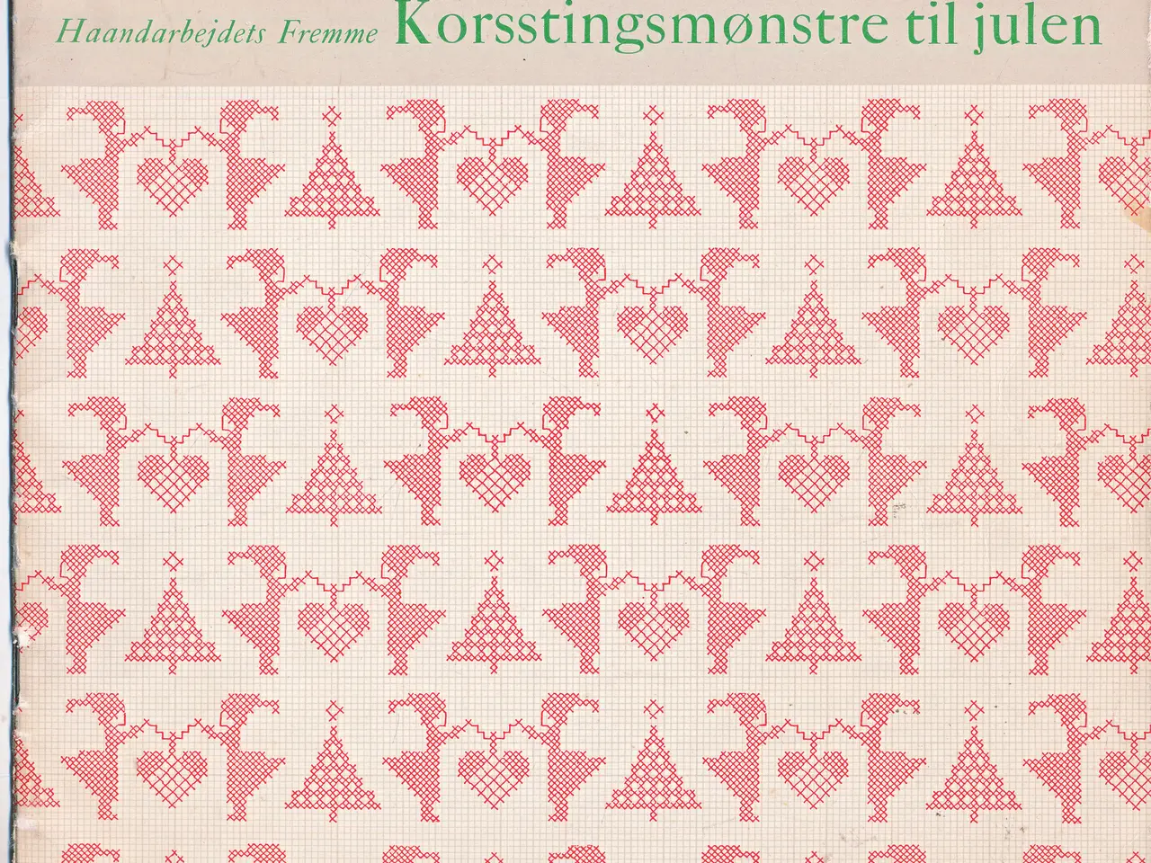 Billede 1 - KORSSTINGSMØNSTRE TIL JULEN FRA HAANDARBEJDETS FRE