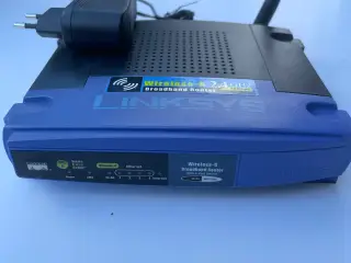Linksys router og access punkt
